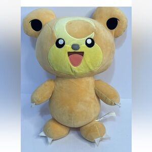 TEDDIURSA Pokemon Build A Bear Plush 15" 2022 AND a BAB t-shirt as a bonus